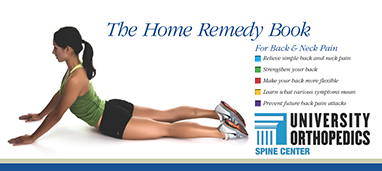 the home remedy book University Orthopedics