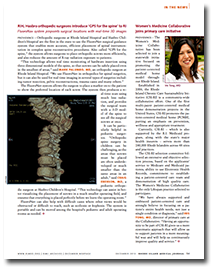 spine navigation for orthopedic spine surgery and pediatric spine surgery, first in rhode island to use gps technology for spine - Fluoronav Rhode Island, Providence